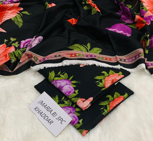 Maria B khaddar 3 pc