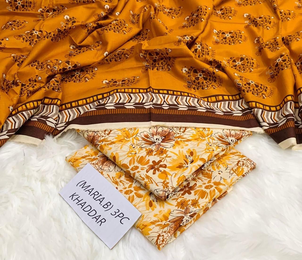 Maria B khaddar 3 pc