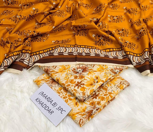 Maria B khaddar 3 pc