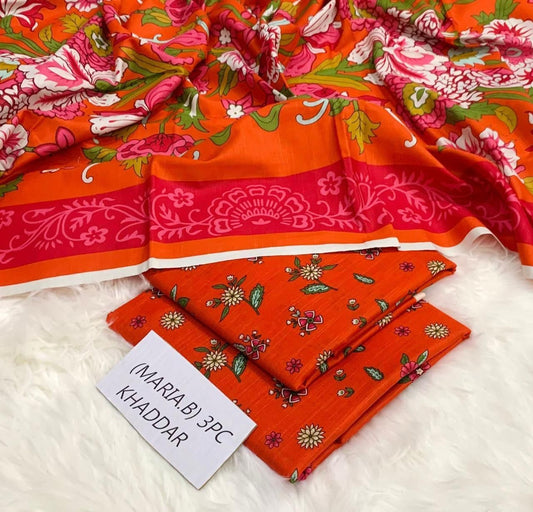 Maria B khaddar 3 piece