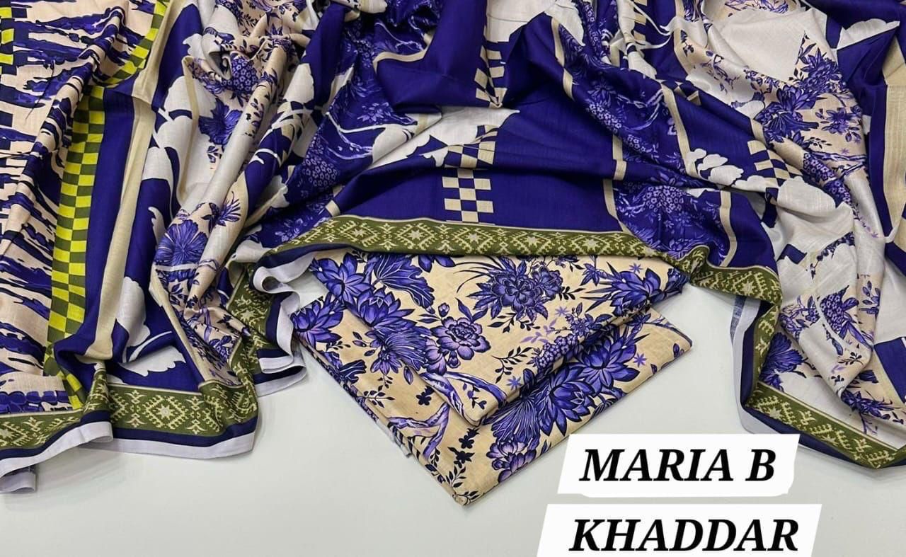 Maria B khaddar 3 piece