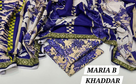 Maria B khaddar 3 piece