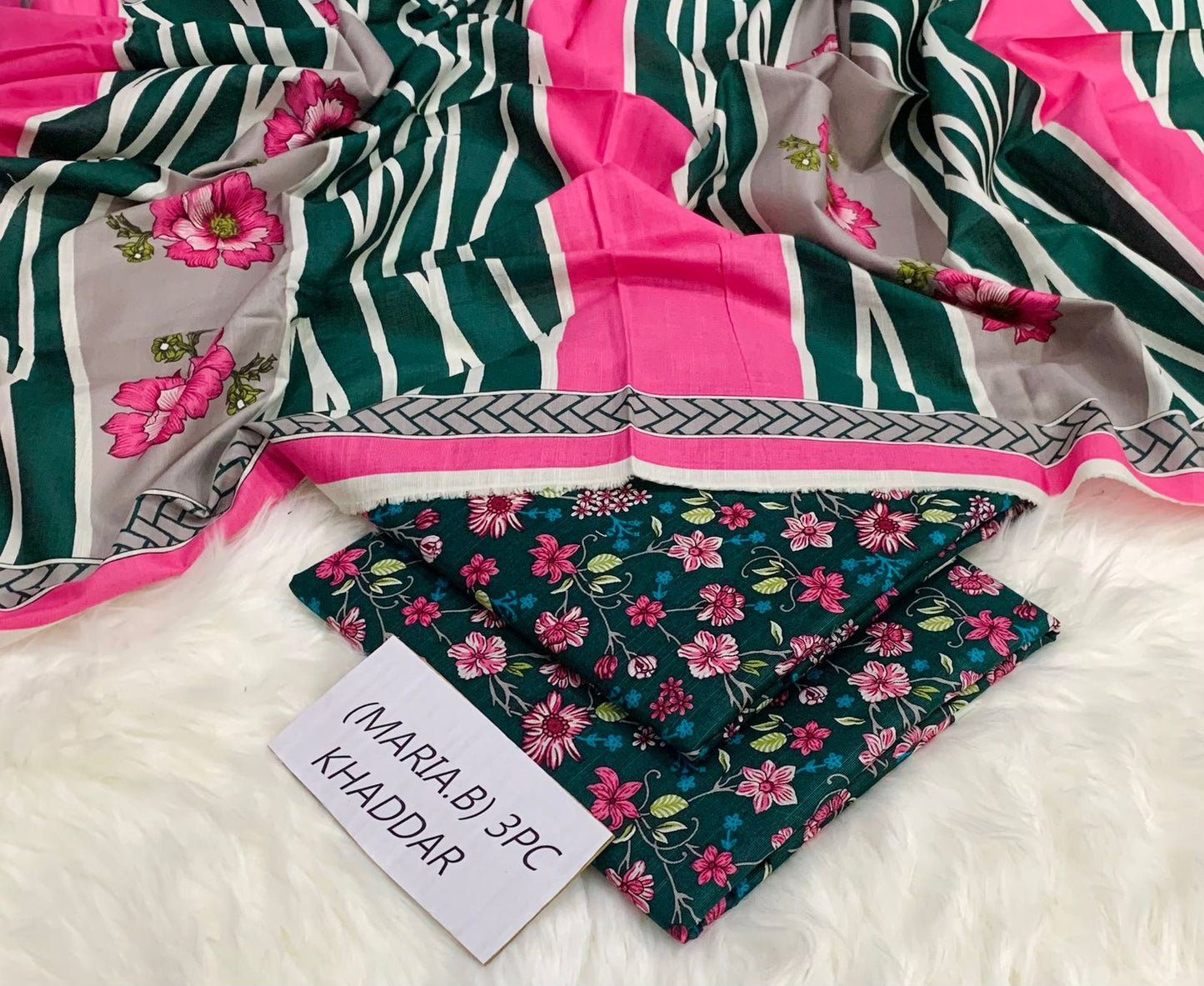 Maria B khaddar 3 piece