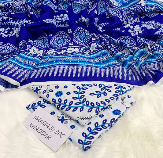 Maria B khaddar 3 piece