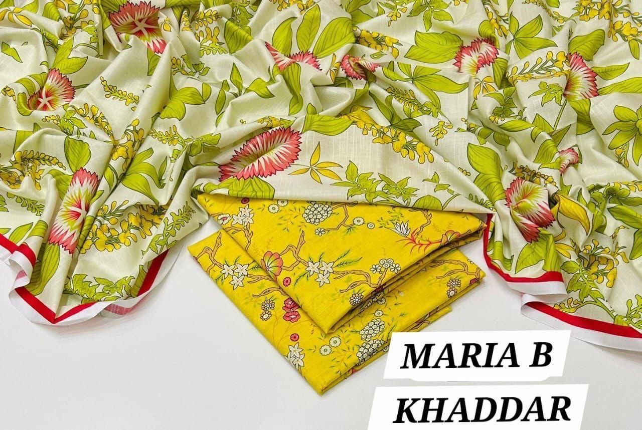 Maria B khaddar 3 piece