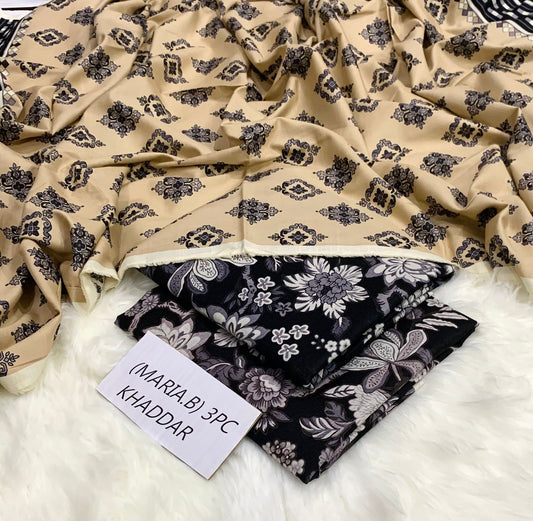 Maria B khaddar 3 piece