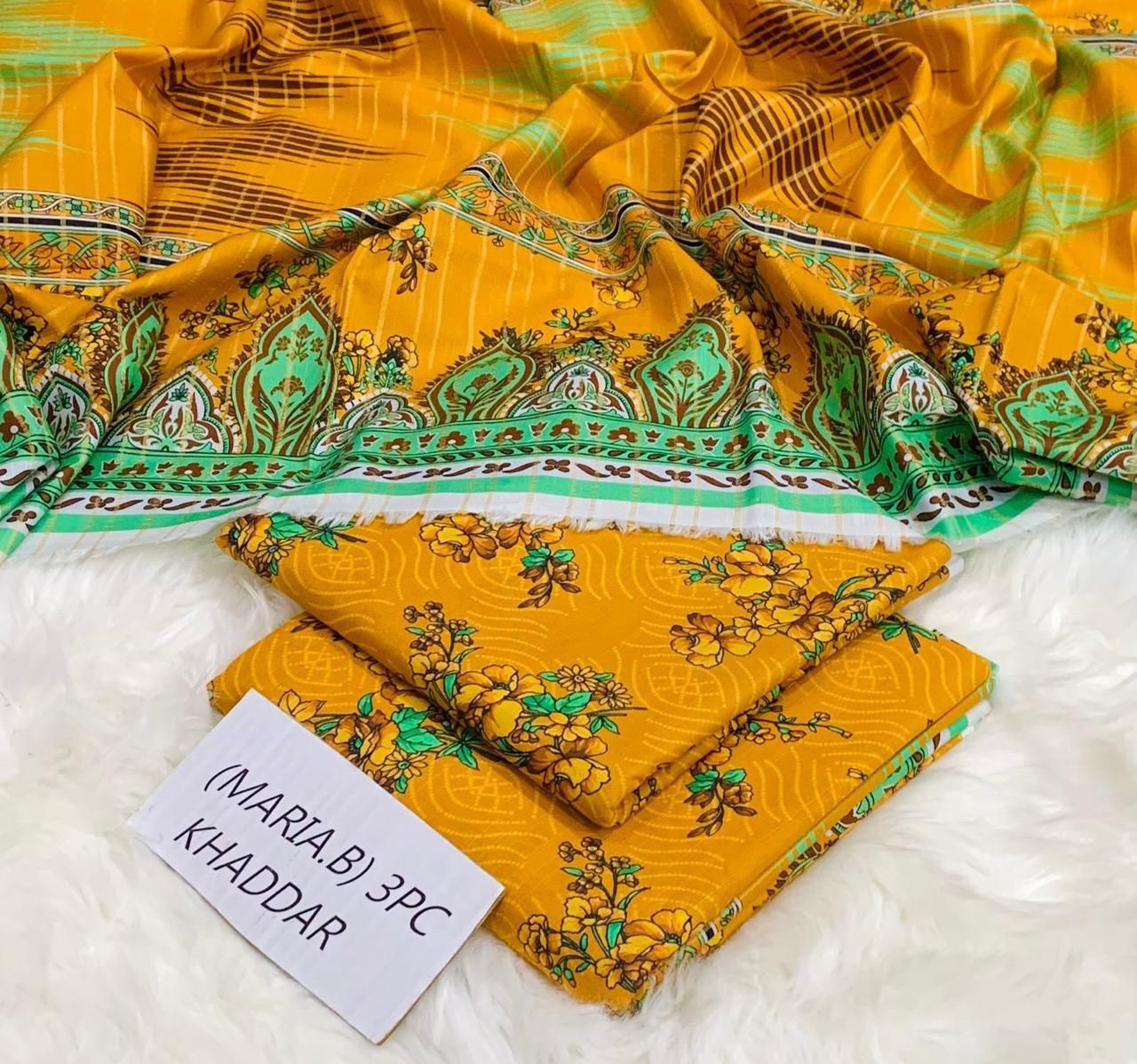 Maria B khaddar 3 piece