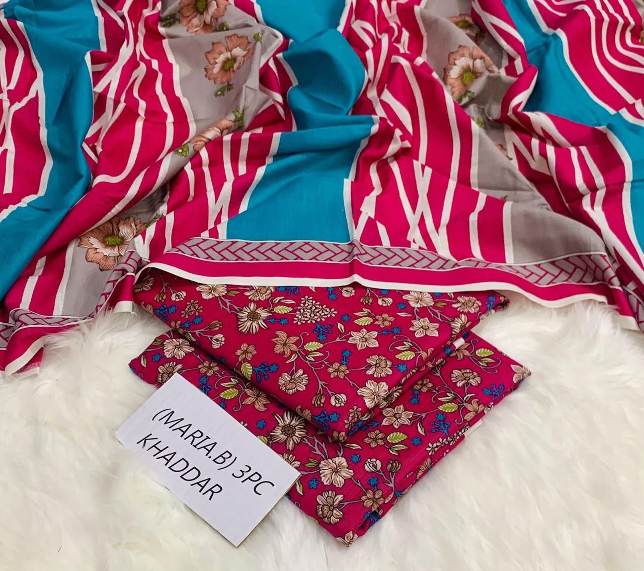 Maria B khaddar 3 piece