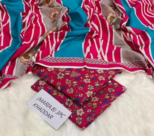 Maria B khaddar 3 piece