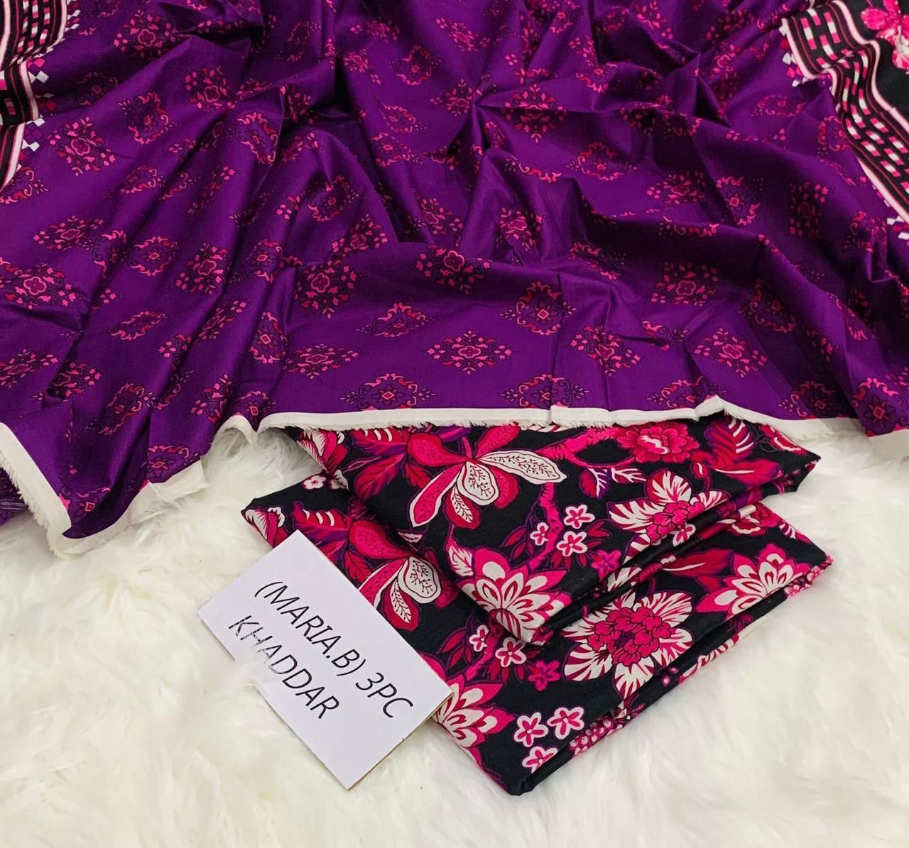 Maria B khaddar 3 piece