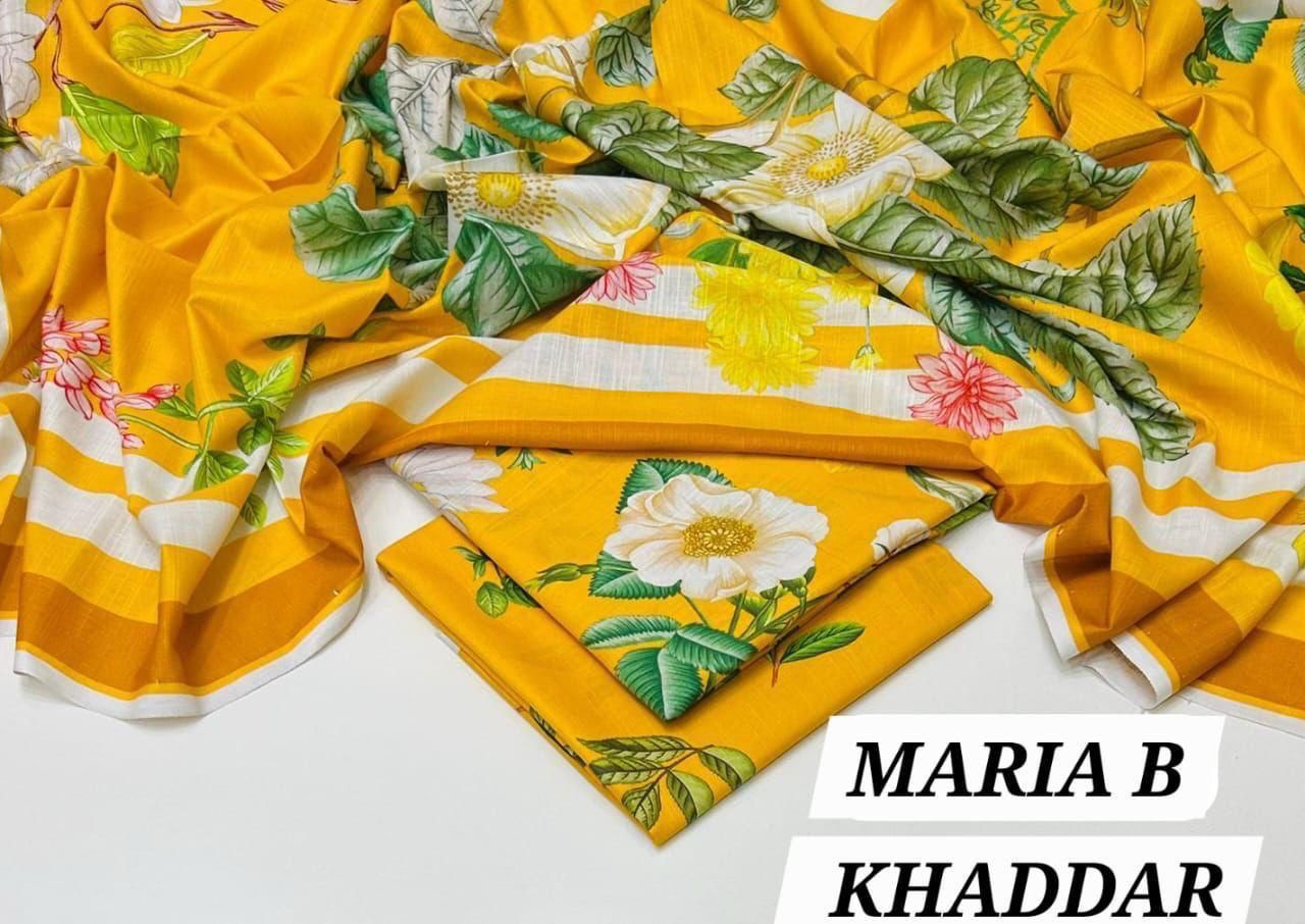 Maria B khaddar 3 piece