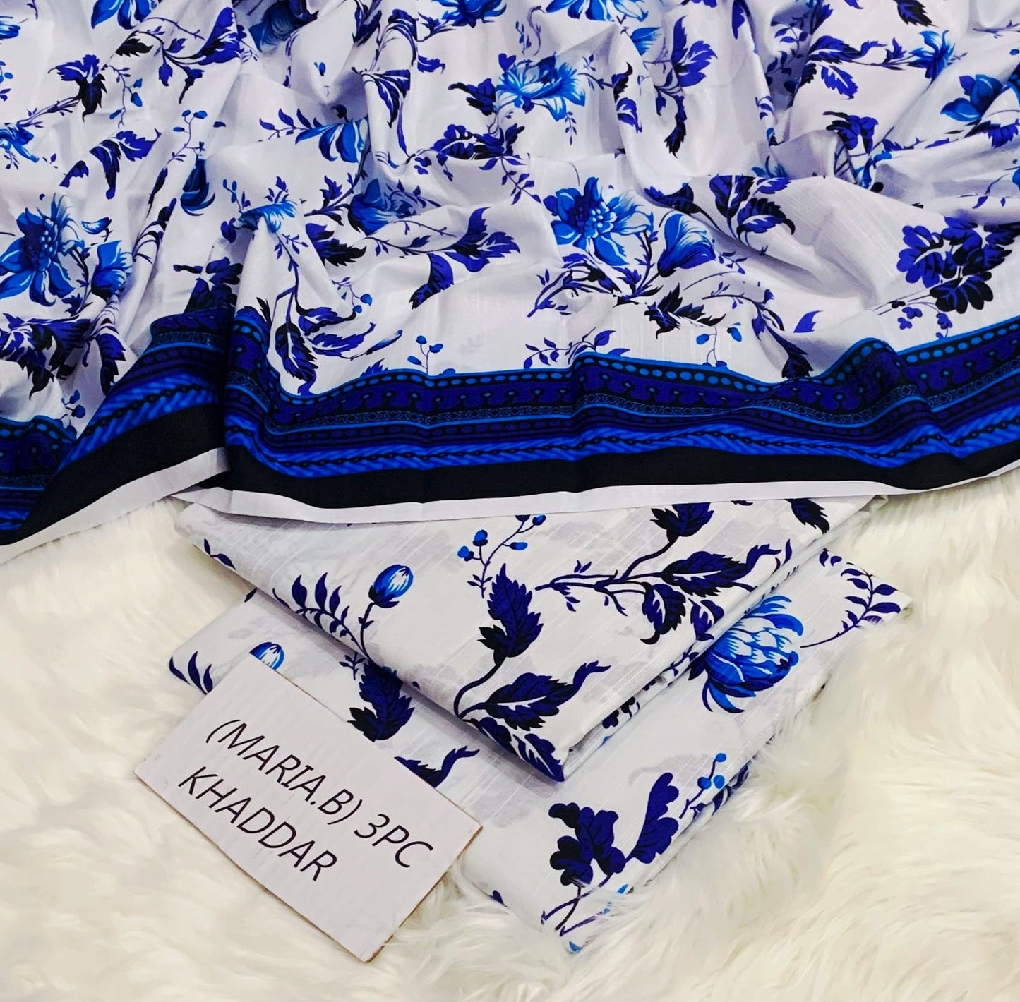 Maria B khaddar 3 piece