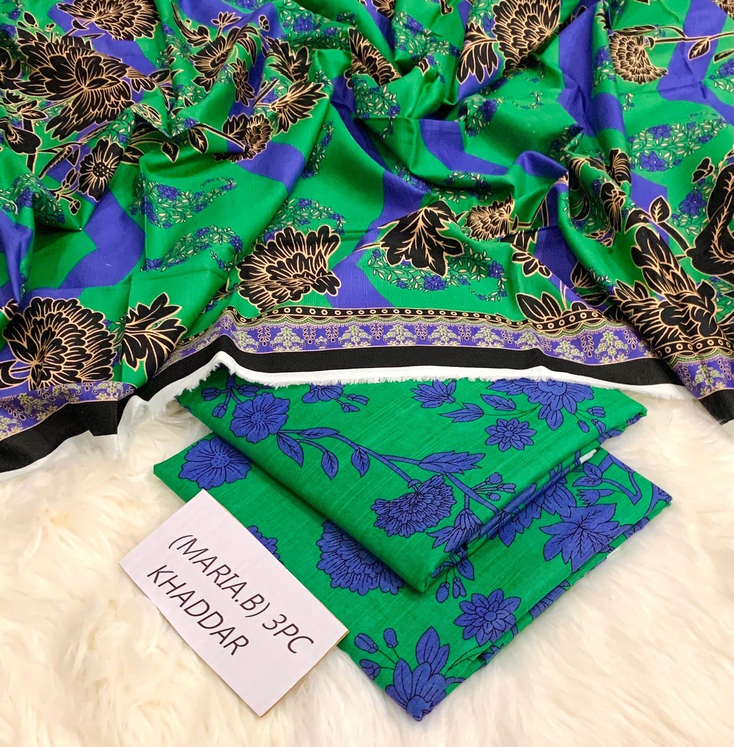 Maria B khaddar 3 piece